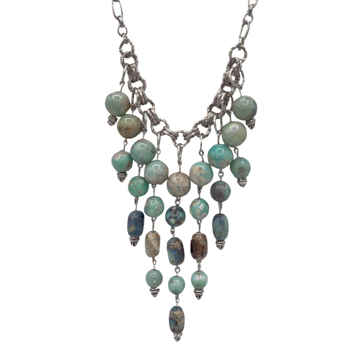 Imperial Jasper Cascading Statement Necklace